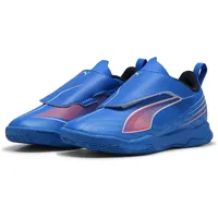 Puma Ultra 6 Play V IT Hallenschuhe Kinder ultra blue/puma white/glowing red 35