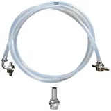 BieTal Bierschlauch 300cm Bierleitung BieTal® 7mm Edelstahl Tüllen Zapfanlage Bierkühler
