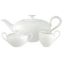 Villeroy & Boch Anmut Platinum No.1 Teezubehör Set 3-tlg. weiß