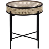 Beliani Beistelltisch Rattan - 36 cm