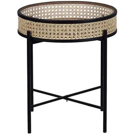 Beliani Beistelltisch Rattan - 36 cm