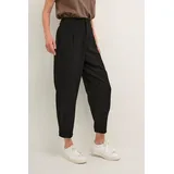 Kaffe Bundfaltenhose Merle (1-tlg) Falten schwarz 34