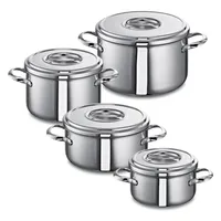 Schulte-Ufer Romana i Topf-Set 4-tlg. 2 x Bratentopf + 2 x Fleischtopf