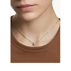 Swarovski Kette Stilla Round gold/Kristall