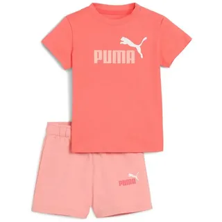 Puma Minicats Essentials T-Shirt & Shorts Baby-Set 24 peach frost 68