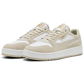 Puma Court Classic Street Suede Sneaker 03 white/desert dust/gold 36