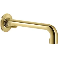 GESSI Inciso Waschtisch-Wandauslauf Gold PVD