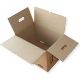 1 St. Umzugskarton 400 x 320 x 330 mm mit Tragegriffe, Bücherkarton, Akten Ordner Aufbewahrung