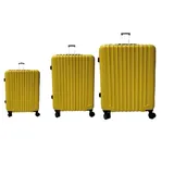 Michelino Travelline Reisekoffer Hartschalenkoffer 3er set aus leichtem ABS Koffer mit 360° Rollensystem