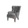 Max Winzer Sessel Brandon Samt 71 x 97 x 0 cm Schwarz