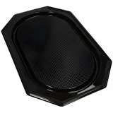 Papstar Servierplatten, schwarz