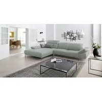 W.Schillig Ecksofa »levi«, inklusive Kopfstützenverstellung & Seitenteilverstellung, Breite 344cm braun