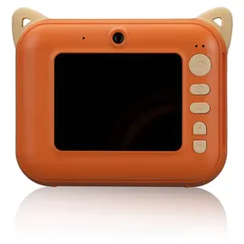 Bresser Freek Vonk x Bresser Kinder-Sofortbildkamera Tigerdesign, Front- und Rückkamera, 93x73x44 mm