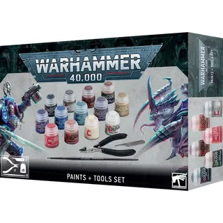 Games Workshop Warhammer 40.000 - Paints + Tools Set