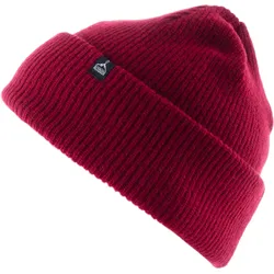 Wintermütze Hermit Rip Grob Strickmütze Unisex Beanie Mütze Merino Wolle rot No Size