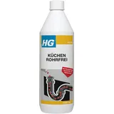 H G-VOGEL HG Küchen Rohrfrei, wirksamer und natürlicher Abflussreiniger für die Küche, direkte & vorbeugende Wirkung gegen Gerüche und Rohrverstopfungen - 1 Liter