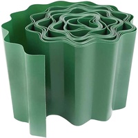 Rasenkante, Gartenbegrenzung, Kunststoff-Graszaun, Rollzaun, Boden, for den Außenbereich, DIY, gebogene Grenze, 20 cm x 9 m, PP-Kunststoff, Grasbegrenzung, Kanten, Graszaun, Rolle, Kunststoff, Rasenbe