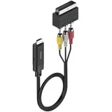 Hama AV-Konverter Scart/Cinch auf HDMI 1080p  schwarz