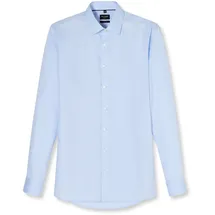Olymp slim, Fit Businesshemd mit Kentkragen, bleu, 40