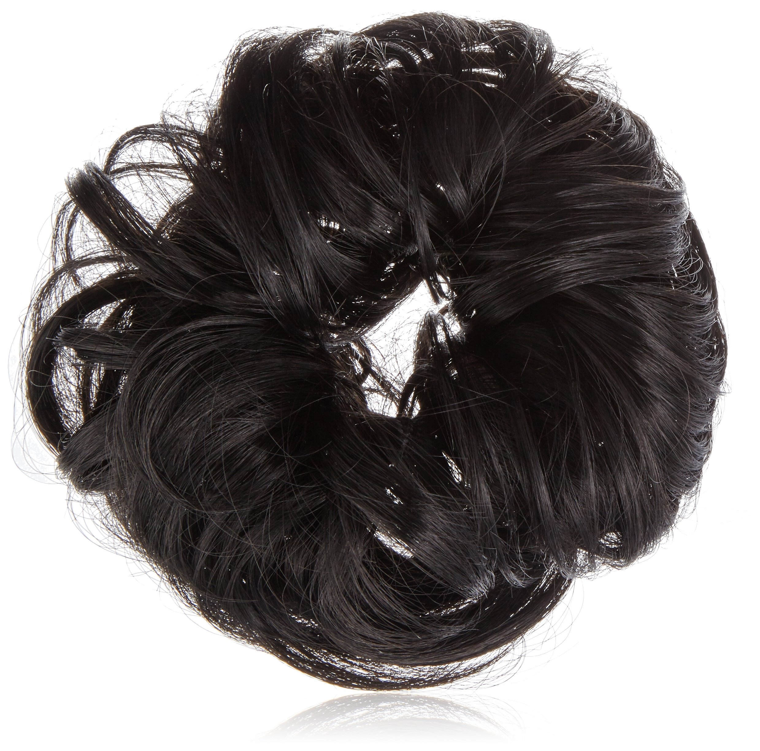 Solida Bel Hair Fashionring Kerstin Kunsthaar, schwarz, 1 Stück
