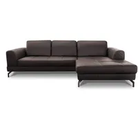sit&more Ecksofa »Bendigo L-Form«, inklusive Sitztiefenverstellung, Bodenfreiheit 15 cm, 2 Fußfarben