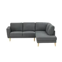 uno Ecksofa  Scandi , grau , Maße (cm): B: 217,5 H: 84 T: 201.0