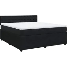 vidaXL Boxspringbett 180 x 200 cm Schwarz