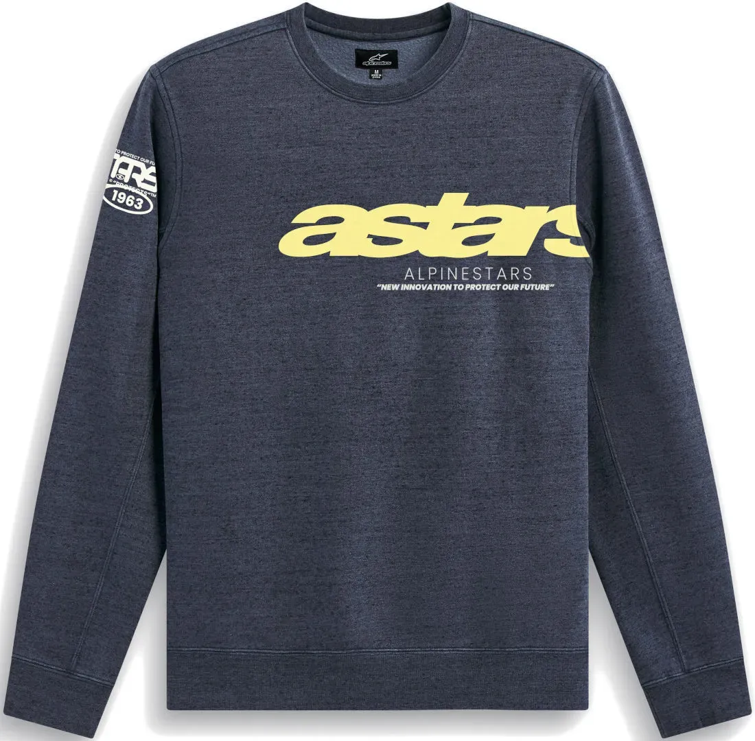 Alpinestars Episode Crew Sweatshirt, blauw, L Voorman