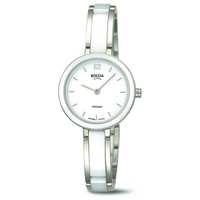 Boccia Titanium Boccia 3333-01 Damen-Armbanduhr Titan/Keramik Weiß