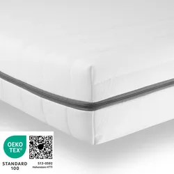 Sleepneo Matratze 120x200 - 15cm hoch, Kaltschaummatratze, 7 Zonen, Ergonomische Matratze für jede Schlafposition, Atmungsaktive Matratze H3, Höhe 15cm