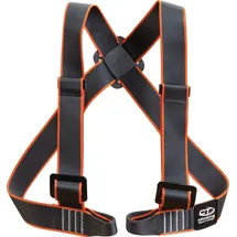 Climbing Technology Torse 7h149afctstd Geschirr, Schwarz/Orange, Einheitsgröße