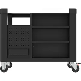 KS Tools PERFORMANCEplus P35 SCHWARZ/ROT Werkstattwagen mit 12 Schubladen
