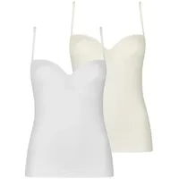 NINA VON C. 2er Pack BH Hemdchen in Weiss