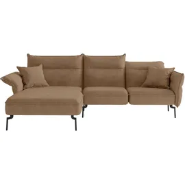 Roller Ecksofa Kunststoff 4-Sitzer Braun
