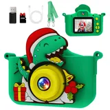 MYSTILUCK Kinderkamera, 1080P HD Digitalkamera für Kinder mit 2,0"-Bildschirm & 32GB-Karte, Fotoapparat-Spielzeug für Jungen & Mädchen, Kinder 3-12 Jahre Weihnachten & Geburtstag