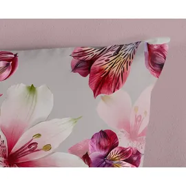 Good Morning Inca Blumen Grau 200 x 200 cm + 2 x 80 x 80 cm