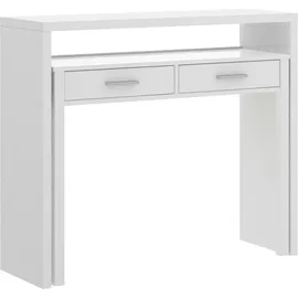 Dmora Eckschreibtisch Losetta Weiß