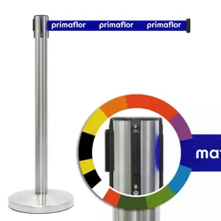 Absperrständer mit Zugband | Bedruckbar | Verschiedene Farben