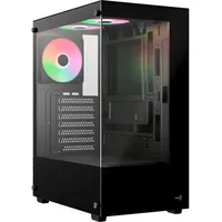 AeroCool PC Gehäuse Pivot-G-BK-v3 Mid-Tower Schwarz