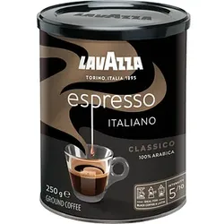 LAVAZZA Espresso Italiano Classico Kaffee, gemahlen, Arabicabohnen 250,0 g