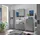 Bega BBK Waschbeckenunterschrank Denver 1 Tür, 2 Schübe 80 x 60 x 35 cm Grau