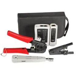 EFB 39919.1V2 Werkzeugset Netzwerktechnik 4-teilig, mit Tasche 399191V2