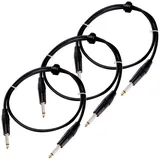 Pronomic Stage INST-1 Instrumentenkabel 1m schwarz