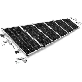 Offgridtec Befestigungskit für 6 Solarmodule Dachziegel 30mm Rahmenhöhe