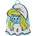 Loungefly Die Schlümpfe by Loungefly Mini-Rucksack Smurfette Cosplay Blau