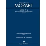 Missa in C (Klavierauszug XL): Krönungsmesse KV 317, 1779