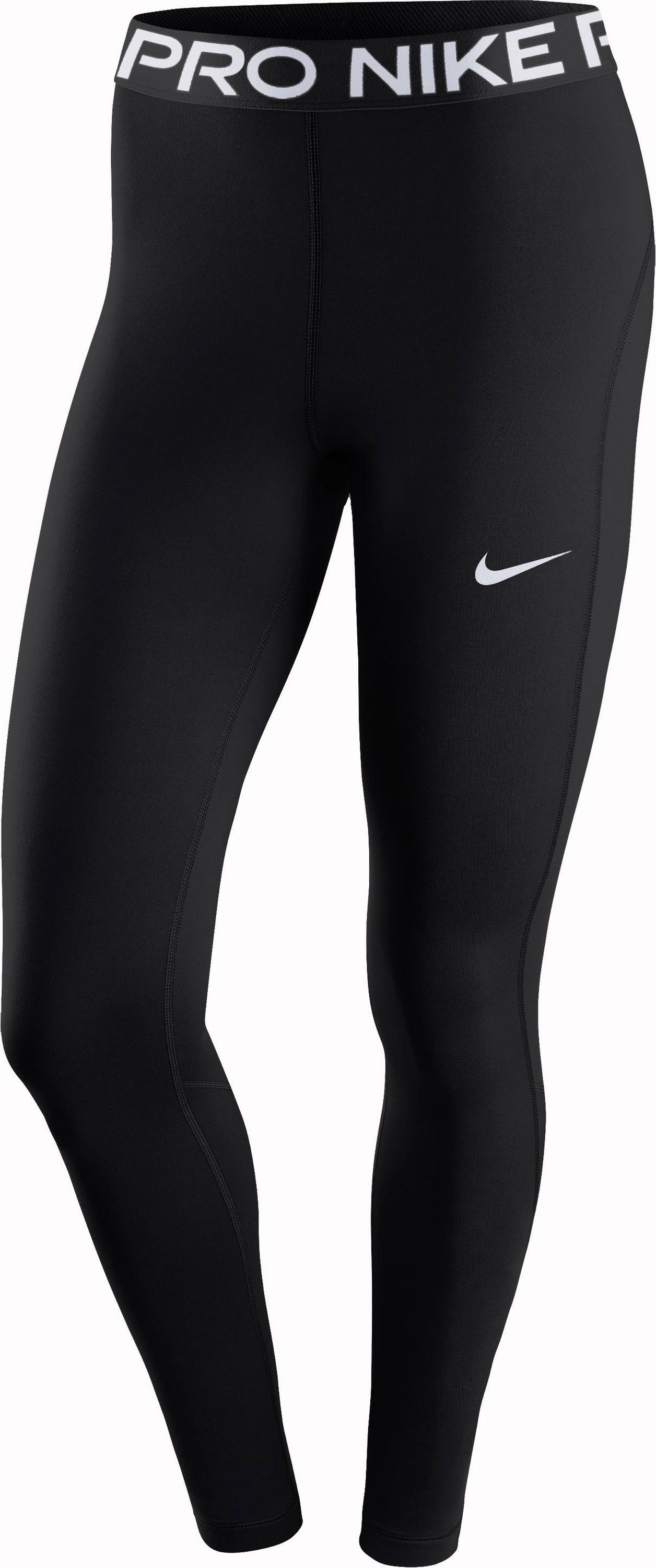 Nike PRO 365 Tights Damen in black-white, Größe S - schwarz