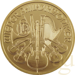 1/2 Unze Goldmünze Wiener Philharmoniker