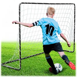 Neo-Sport Fußballtor Schwarz 183 x 122 x 61 cm NS-492