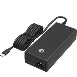 Conceptronic OZUL03BUK 100-W-GaN-Desktop-USB-PD-Ladegerät, Integriertes USB-C-Kabel,